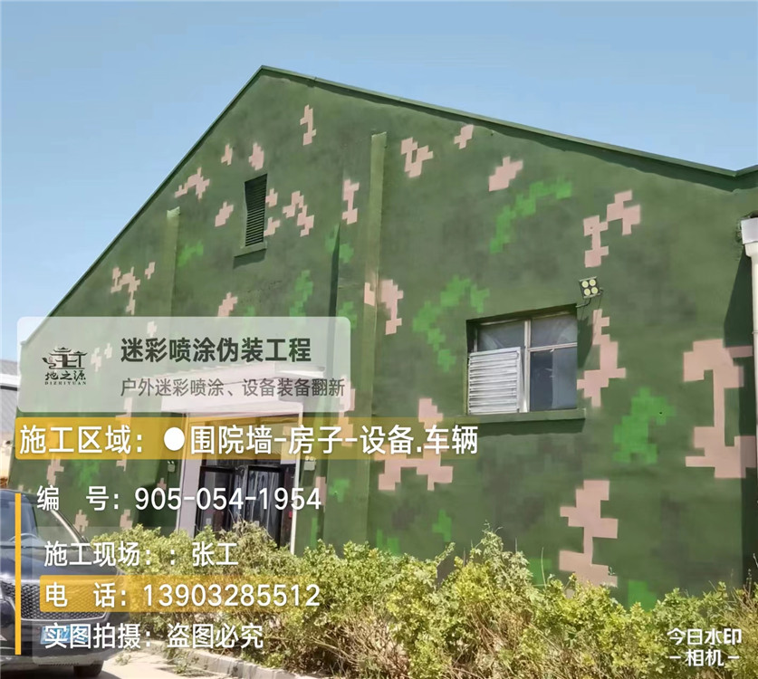 邯郸外墙数码迷彩漆施工报价清单（100㎡标准墙面测算）